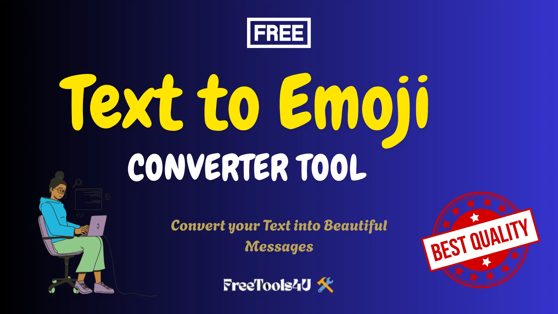 Free Text to Emoji Generator Online Tool | Convert to emojis Instantly
